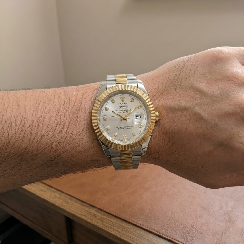 RLX Day-Date Two-Tone Luxury Watch
