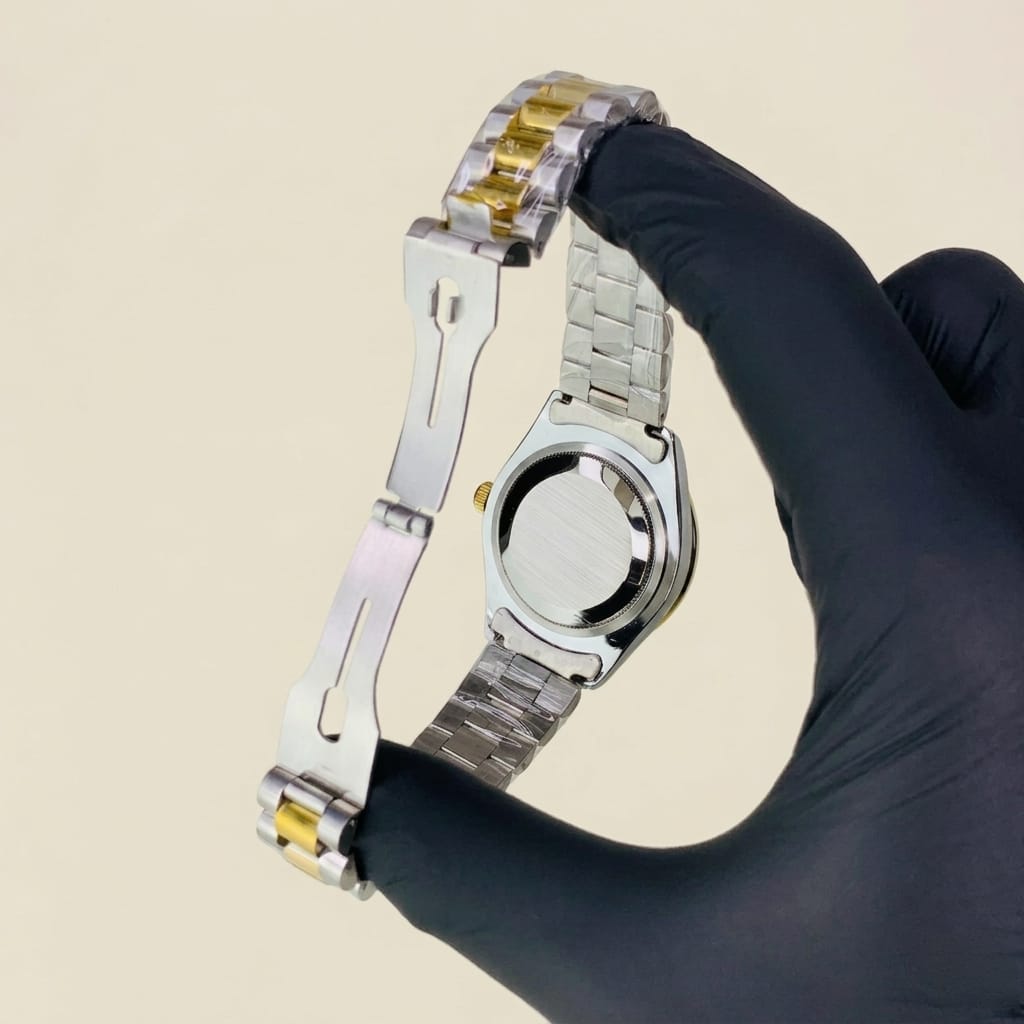 RLX Datejust Two-Tone Luxury Watch (Gold & Silver)