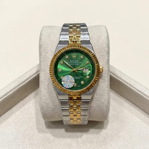 Mughal Time Executive Date Display  – Two Tone Luxury Edition