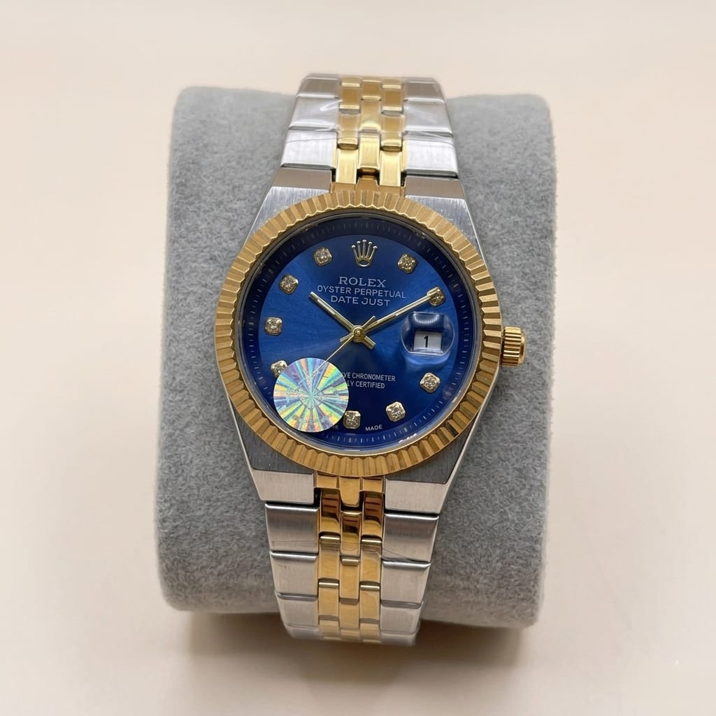 Mughal Time Executive Date Display  – Two Tone Luxury Edition