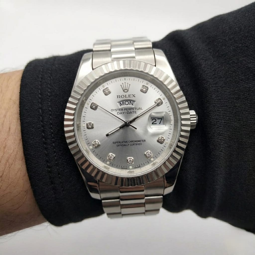 RLX Day-Date Display Luxury Watch