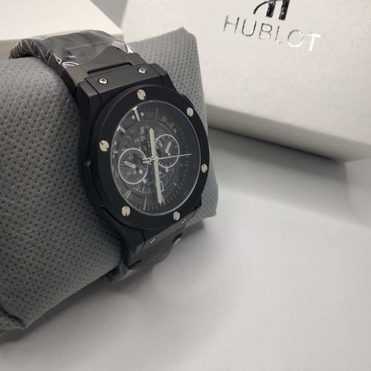 HB Black Phantom Chronograph – Full Black Heavy Metal Edition