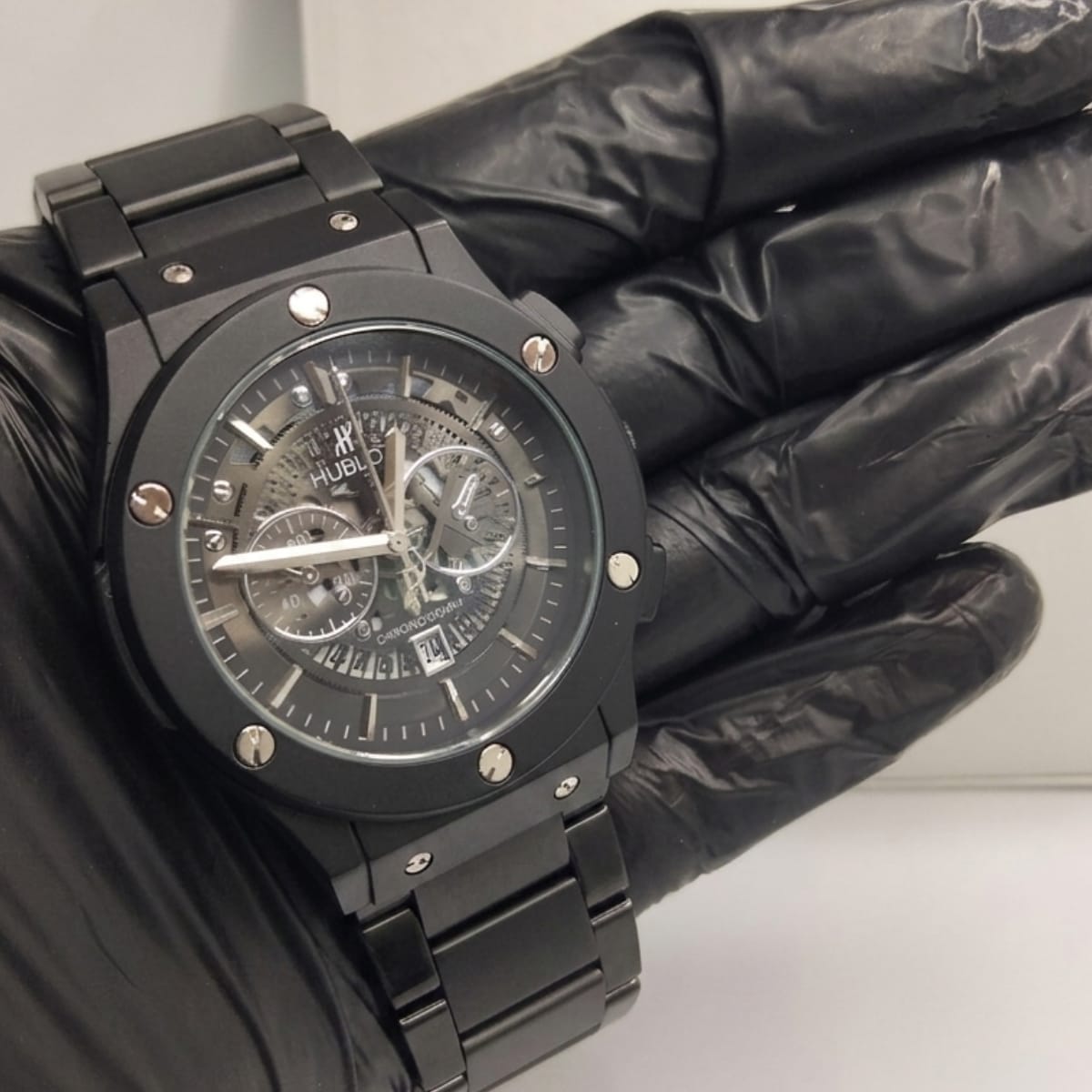 HB Black Phantom Chronograph – Full Black Heavy Metal Edition