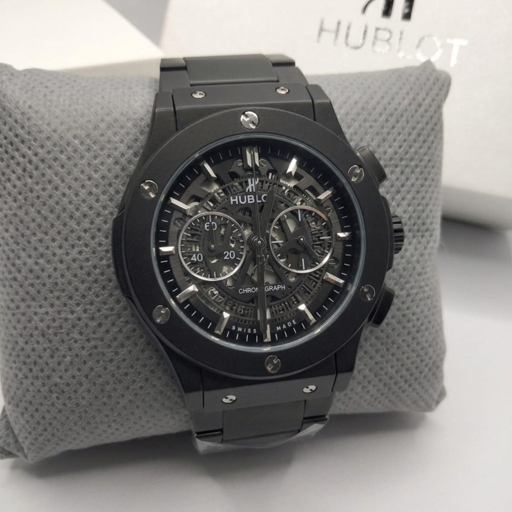 HB Black Phantom Chronograph – Full Black Heavy Metal Edition