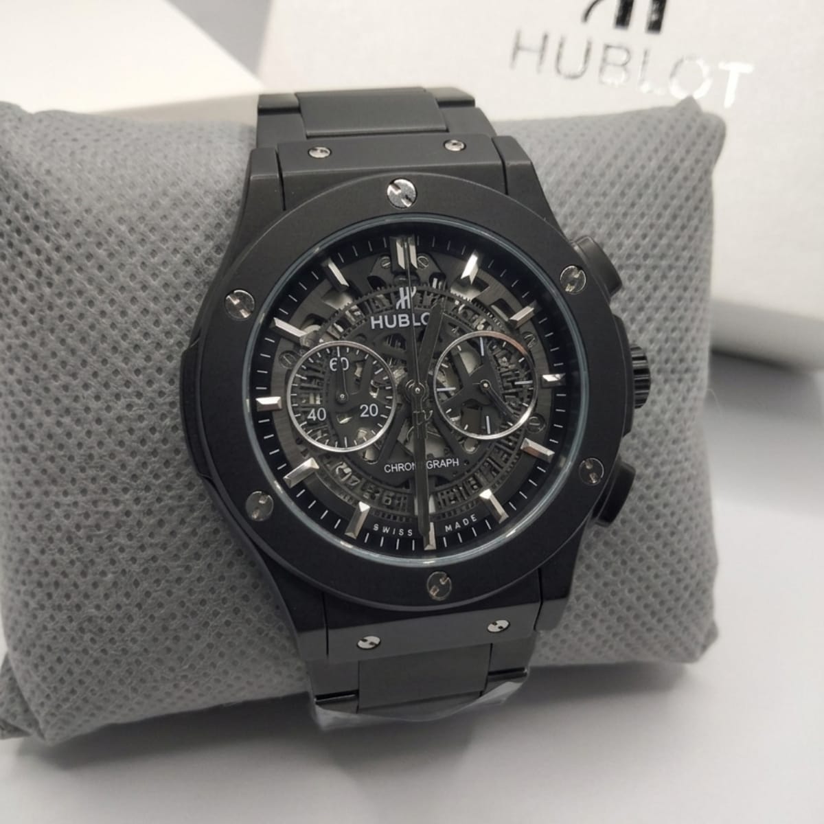 HB Black Phantom Chronograph – Full Black Heavy Metal Edition