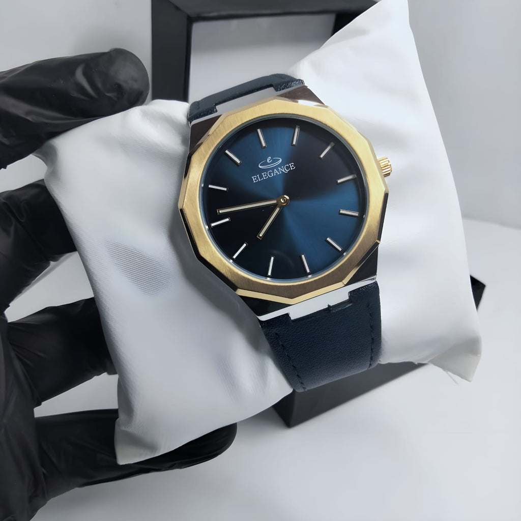 Essential Classic Leather Strap Water Resistant Watch