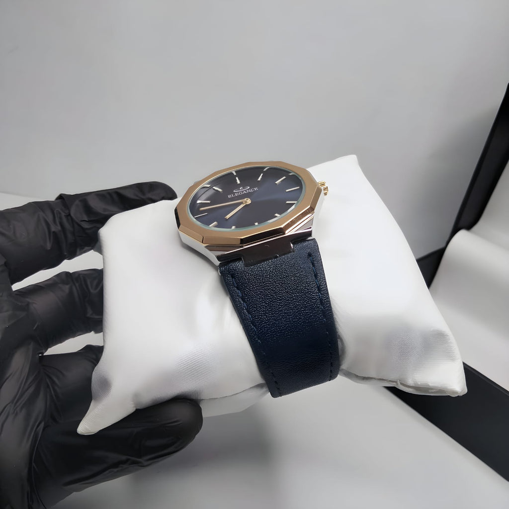 Essential Classic Leather Strap Water Resistant Watch