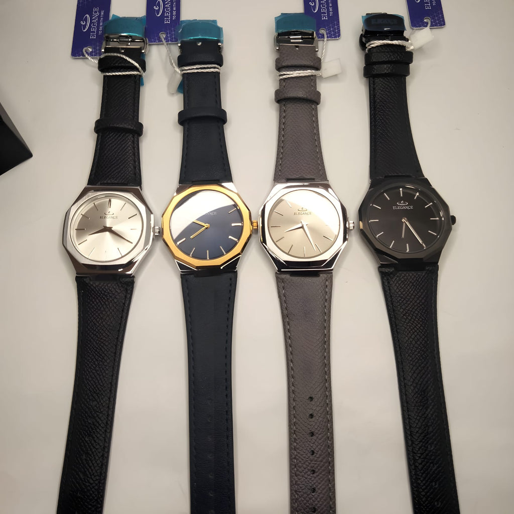 Essential Classic Leather Strap Water Resistant Watch