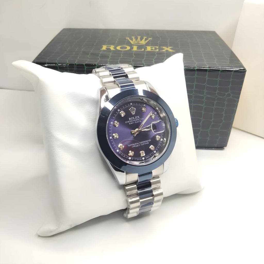 RLX Blue Two-Tone Men Watch | AAA Edition