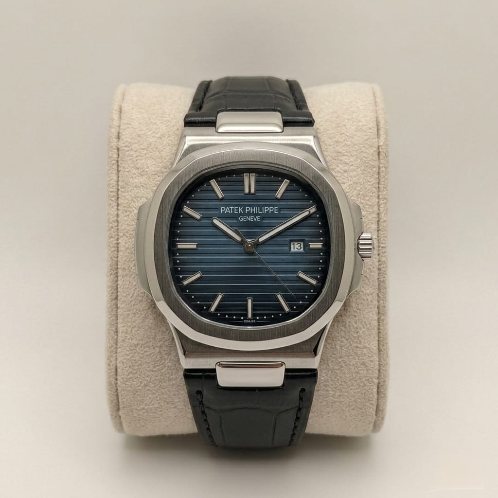 PP - Premium Black Leather Watch